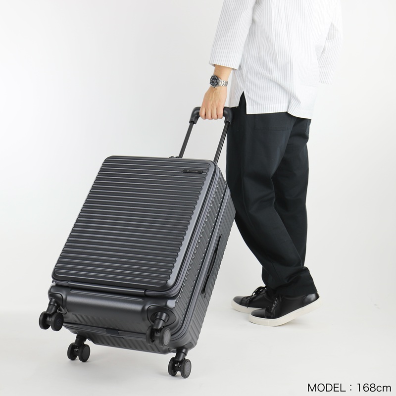 EDGELINK エッジリンク CRUZBOX スーツケース 52L 3泊4日 4泊5日 双輪 旅行 海外 国内 TSロック 出張 メンズ レディース トラベル ブランド 05802の画像