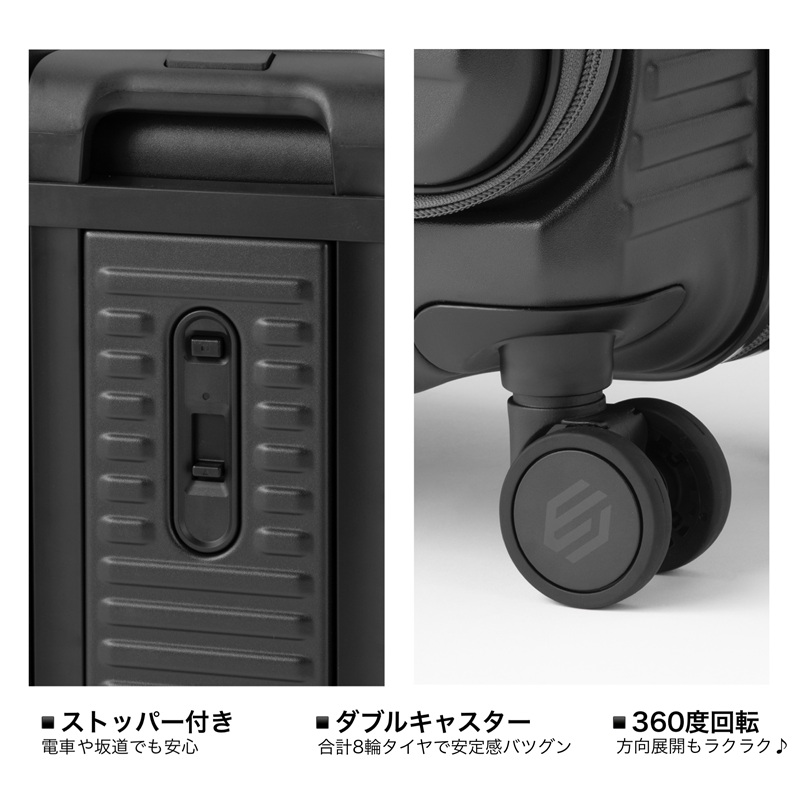 EDGELINK エッジリンク CRUZBOX スーツケース 52L 3泊4日 4泊5日 双輪 旅行 海外 国内 TSロック 出張 メンズ レディース トラベル ブランド 05802の画像