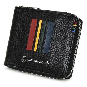 CASTELBAJAC カステルバジャック Quattro クアトロ ラウンドファスナー二つ折り財布...