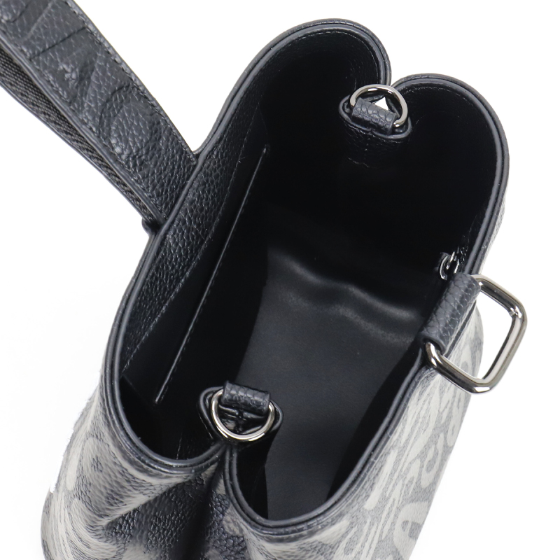 CASTELBAJAC グレー バッグ ショルダーバッグ 巾着 2WAY 革 CASTELBAJAC（カステルバジャック） クレール 2way ショルダーバッグ