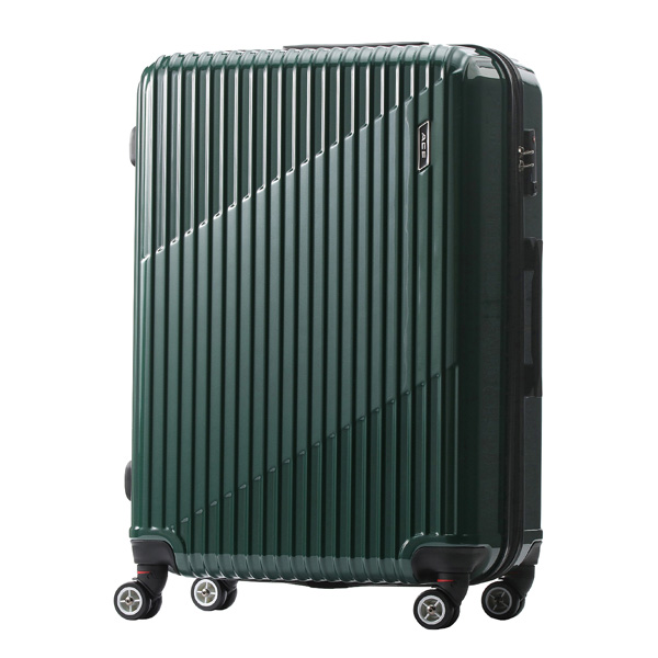 ACE スーツケース ブラックカーボン 83L/93L 7〜10泊サイズ WEB限定】 ACE クレスタ スーツケース 83/93L エキスパンド機能