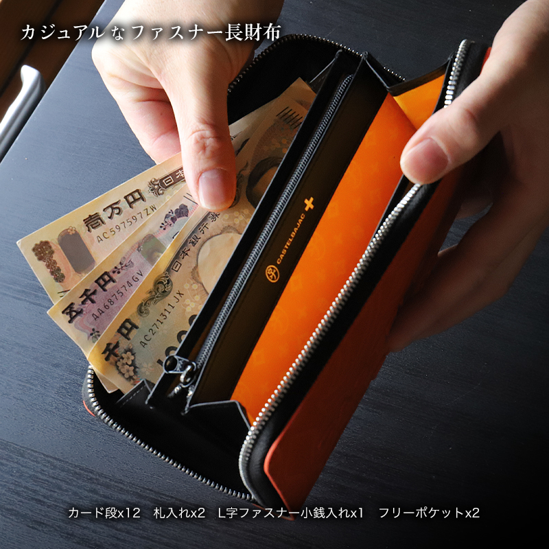 CASTELBAJAC（カステルバジャック） ミカ小物 ラウンドファスナー長