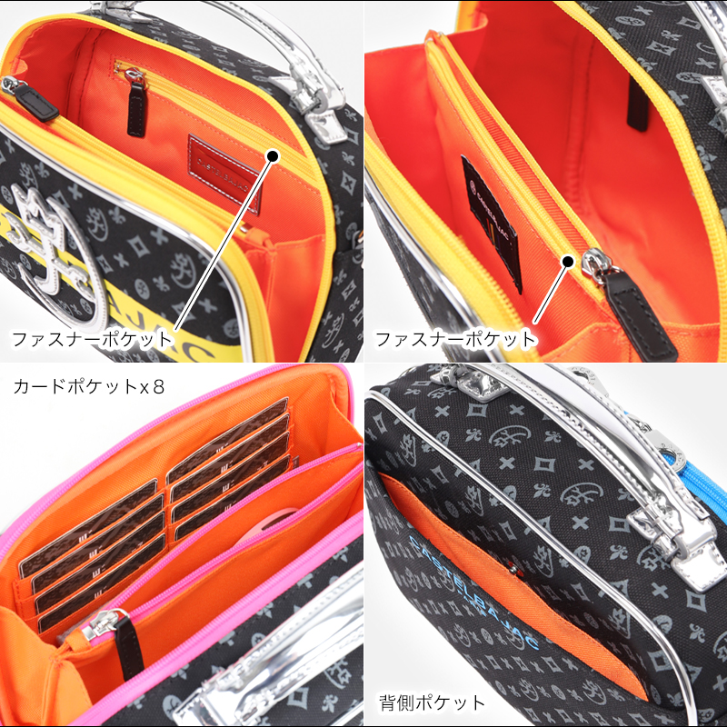 カステルバジャック ミニショルダーバッグ CASTELBAJAC シュシュ 斜め掛けバッグ 肩掛け モノグラム A5 073112 メンズ レディース カジュアル ブランド 正規品の画像