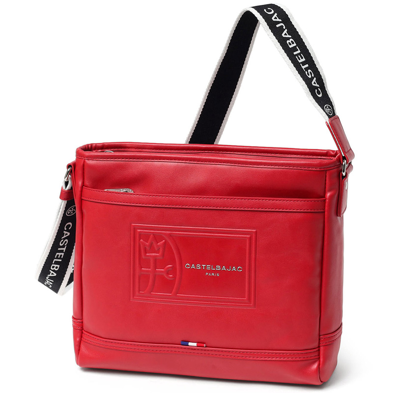 CASTELBAJAC ショルダーバッグ レッド CASTELBAJAC（カステルバジャック） ルポ2 ショルダーバッグ 斜め掛け