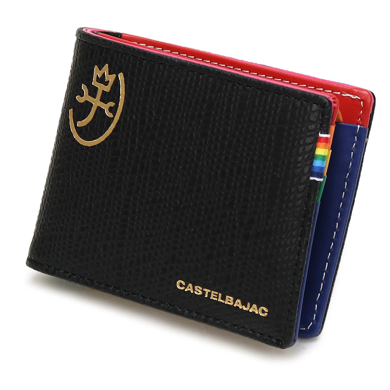 CASTELBAJAC カステルバジャック Rainbow レインボー 二つ折り財布 小銭入れあり ...