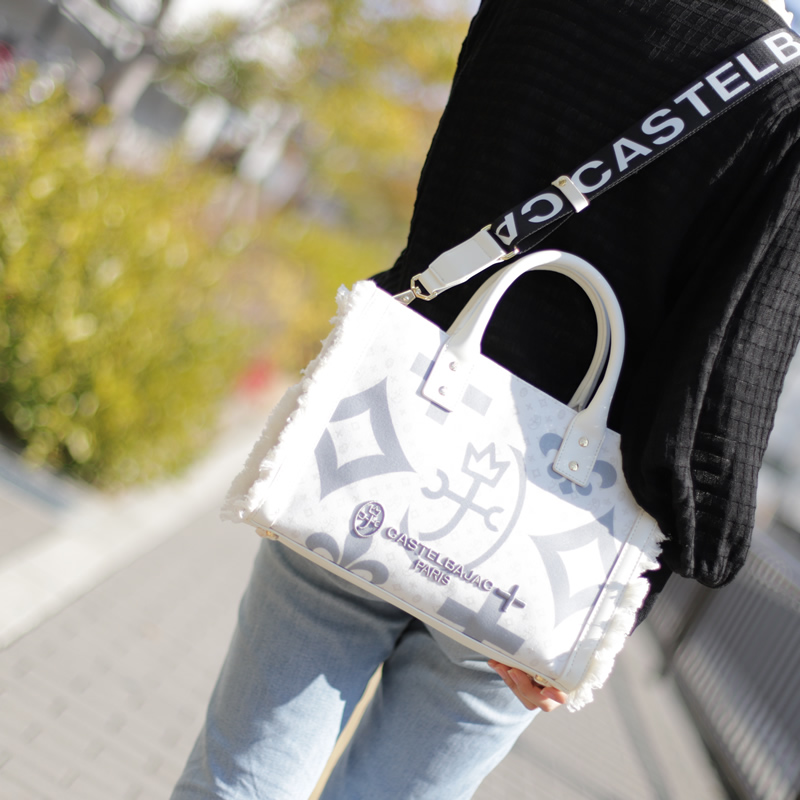 新品　CASTELBAJAC 2WAY トートバッグ ショルダー　併 CASTELBAJAC カステルバジャック トートバッグ ペール