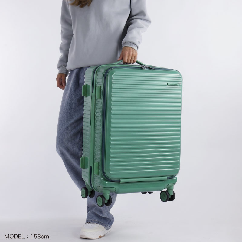 EDGELINK エッジリンク CRUZBOX スーツケース 52L 3泊4日 4泊5日 双輪 旅行 海外 国内 TSロック 出張 メンズ レディース トラベル ブランド 09142の画像