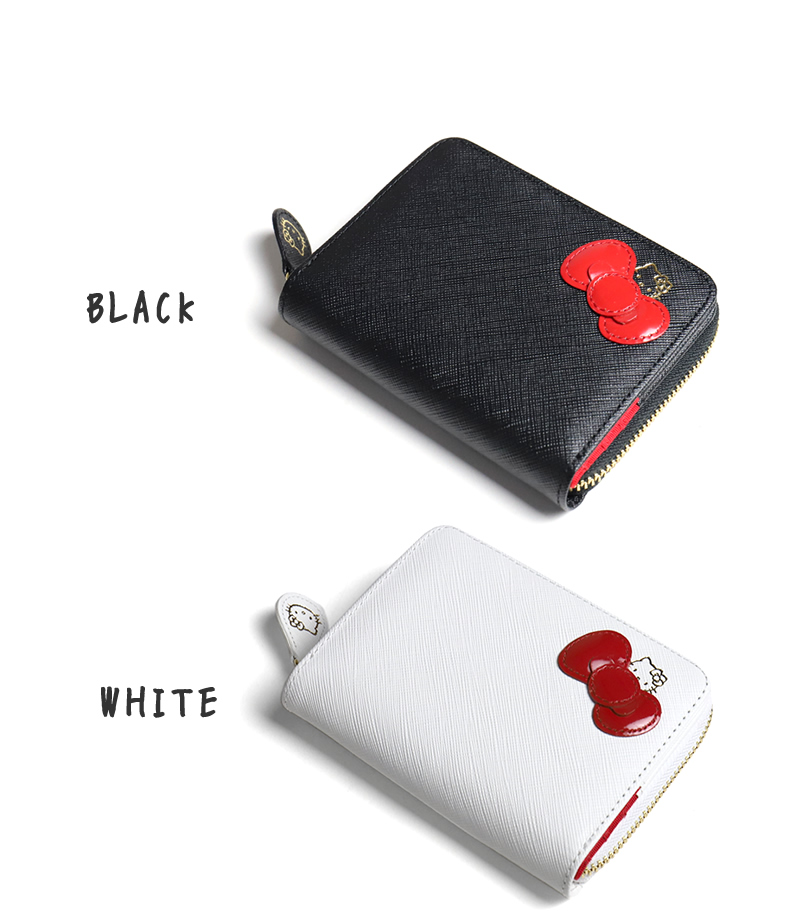 ハローキティ HELLO KITTY 二つ折り財布 札入れ ウォレット 牛革 ハローキティ HELLO KITTY 二つ折り財布 札入れ ウォレット 牛革