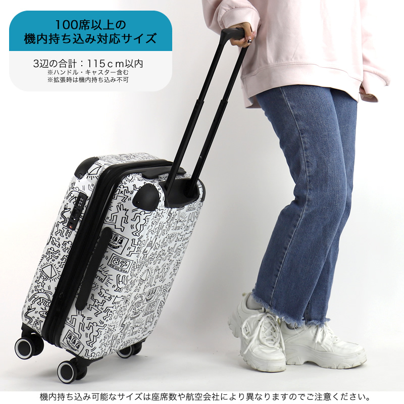 BIGBANG × キースヘリング スーツケース Amazon | [Keith Haring] キースヘリング キャリーケース 63L