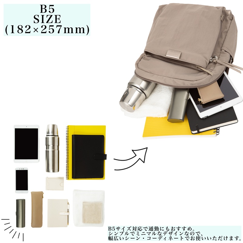 カナナプロジェクトコレクション Kanana Project COLLECTION リュック リュックサック バックパック ビジネスバッグ 14L B5 ブランド キャリーオン ECD-1 19084 | Kanana Project | 08