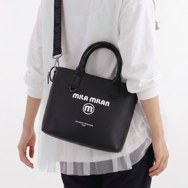 mila milan（ミラ・ミラン） MIMI ププリエ ミニトートバッグ 2WAY