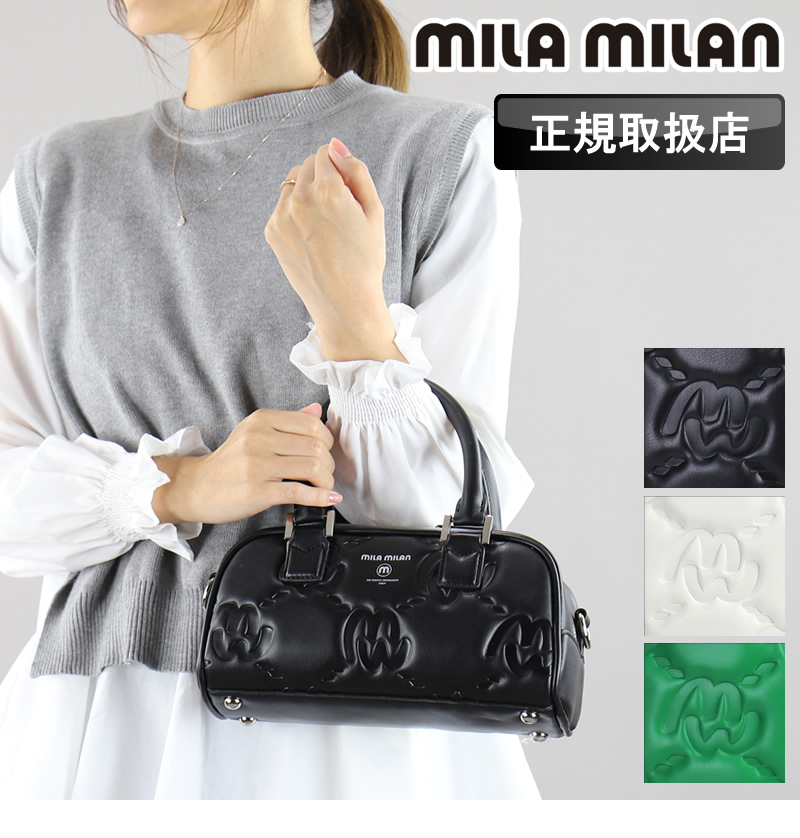 mila milan MILA MILAN ミラミラン Rosso ロッソ ミニボストン