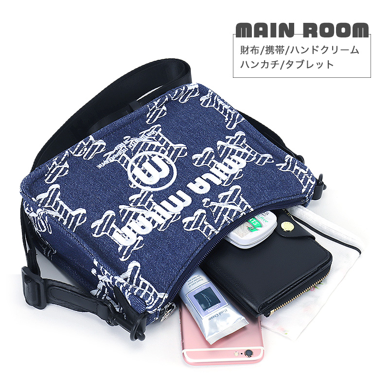 mila milan（ミラ・ミラン） デニーモ ミニショルダーバッグ