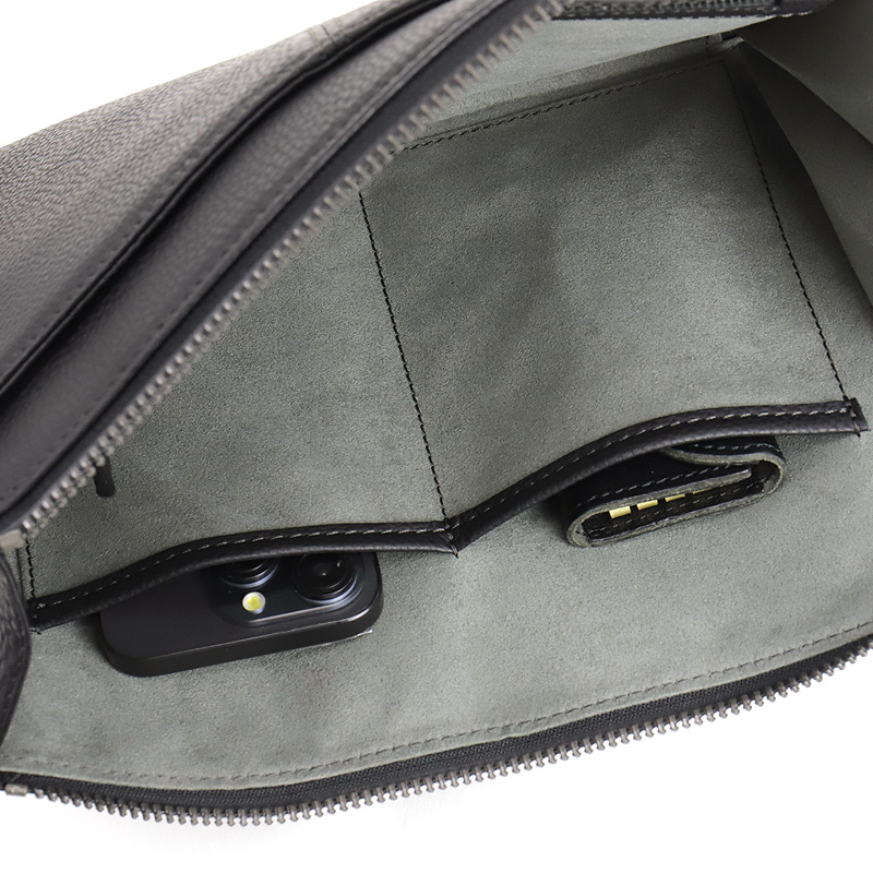 LANVIN COLLECTION ランバンコレクション ルーヴル クラッチバッグ セカンドバッグ 288221 A5 軽量 牛革 本革 レザー 通勤 ビジネス 冠婚葬祭 日本製 メンズの画像