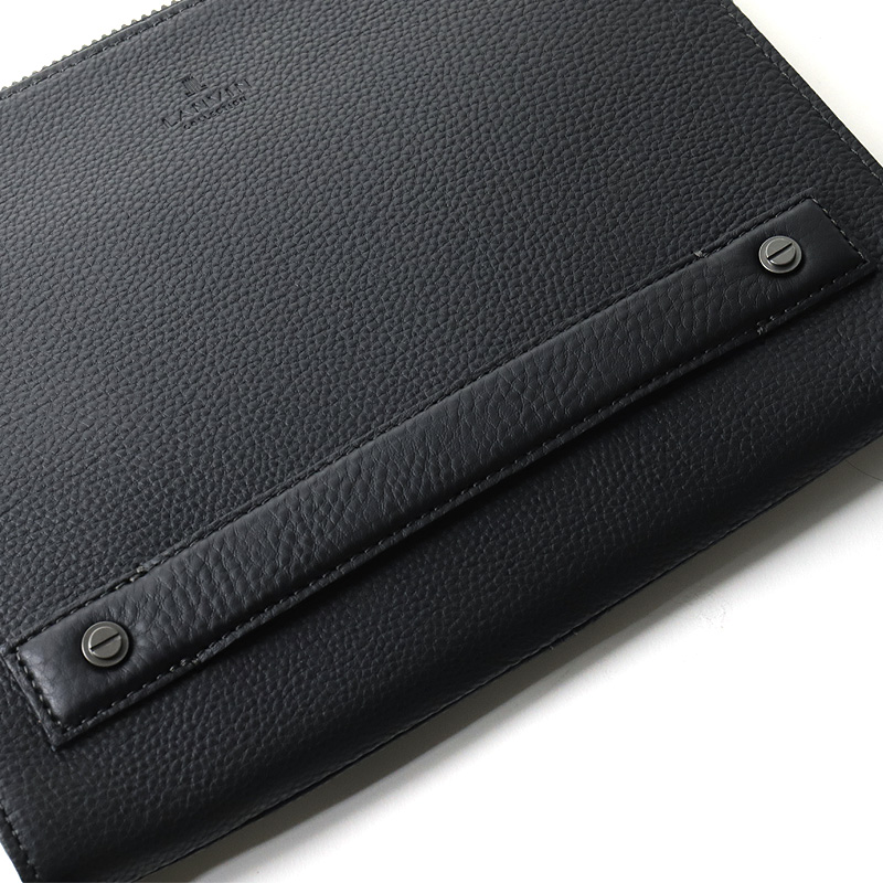 LANVIN COLLECTION ランバンコレクション ルーヴル クラッチバッグ セカンドバッグ 288221 A5 軽量 牛革 本革 レザー 通勤 ビジネス 冠婚葬祭 日本製 メンズの画像