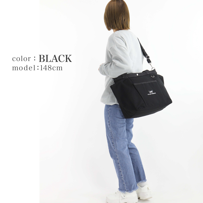 Lee（リー） トートバッグ ショルダーバッグ 手持ち 2WAY 斜め掛け