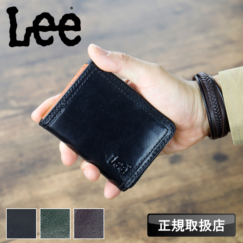 Lee（リー） 財布 小銭入れ メンズ レディース 牛革 レザー 革小物 本