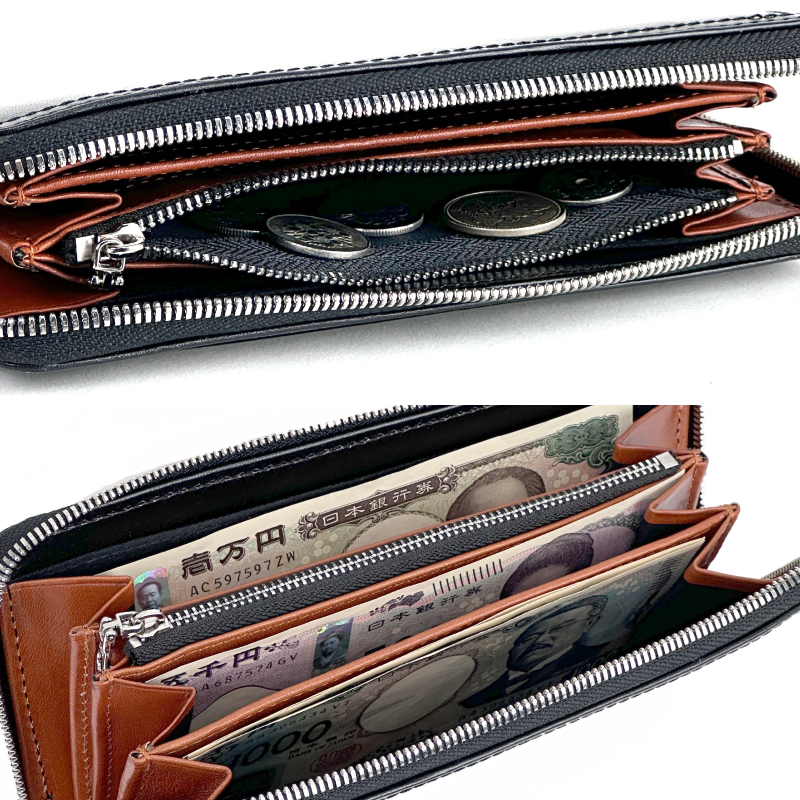 Lee（リー） 長財布 小銭入れ メンズ 牛革 レザー イタリアンレザー