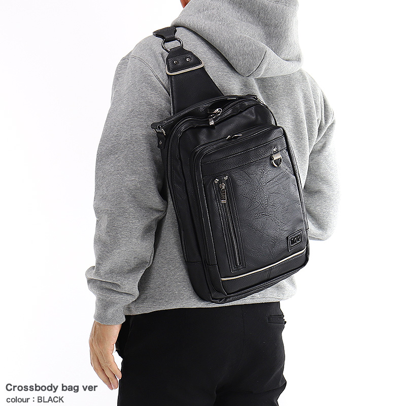 【商品レビューで+5%】Lee リュック メンズ ブランド リー infinity2 インフィニティ2 320-3151 ボディバック ワンショルダーバッグ 斜め掛け ボディリュック 2WAY レディース 男女兼用 B5 通勤 通学 旅行 トラベル 合皮 合成皮革 オシャレ カジュアル 人気 鞄 Lee（リー） infinity2 インフィニティ2 ボディバッグ ワンショルダー