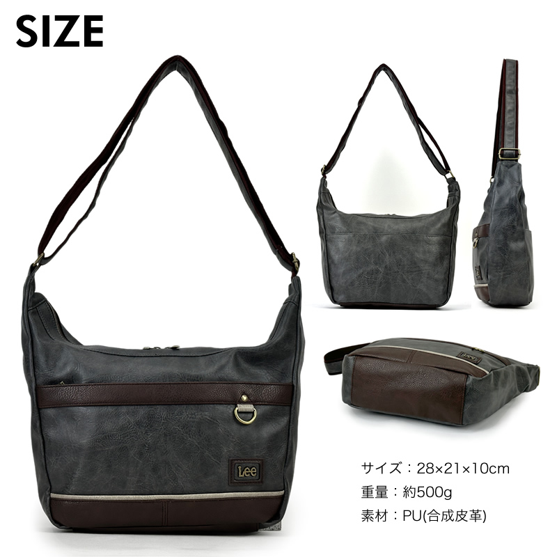 Lee（リー） ショルダーバッグ メンズ 斜めがけ 大きめ ブランド a4 大