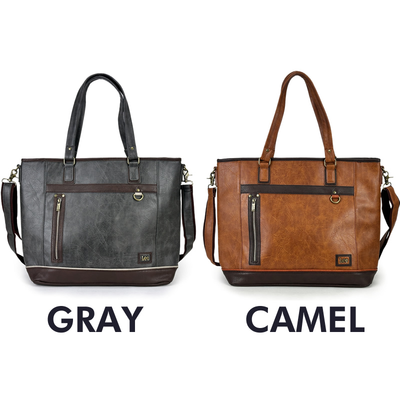 LIELIE Lee（リー） トートバッグ メンズ 大きめ 大容量 ファスナー付き