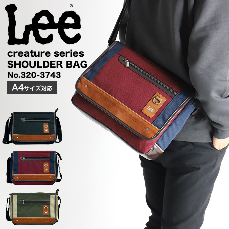 Lee（リー） creature クリーチャー ショルダーバッグ 被せショルダー