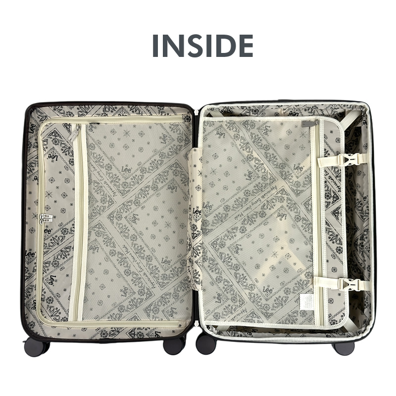 Lee（リー） スーツケース Mサイズ 拡張 軽量 拡張 かわいい おしゃれ