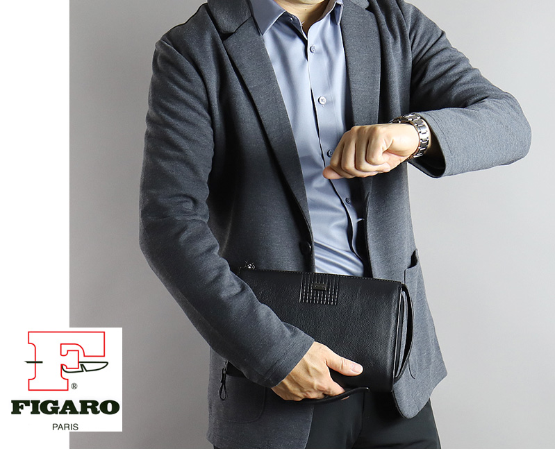 FIGARO フィガロ アルル2シリーズ クラッチバッグ セカンドバッグ 牛革 本革 レザー 36193