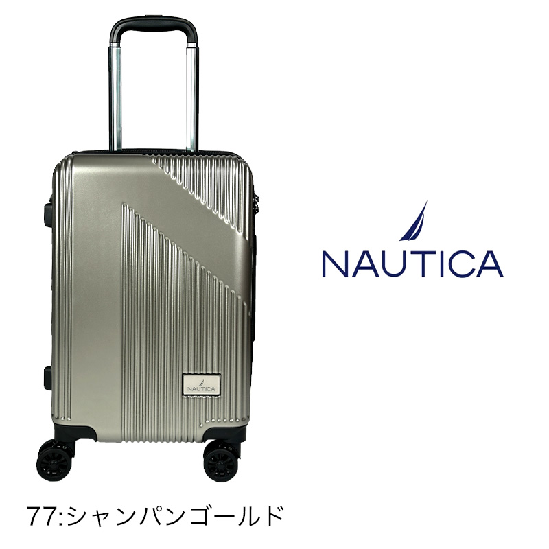 NAUTICA ノーティカ スーツケース キャリーケース 37L〜41L 50cm 3.3kg 2泊 3泊 4輪 機内持込み 拡張 TSAロック 軽量  ファスナー式 370-1000 メンズ レディース : 370-1000 : かばん専門shopウォーターモード - 通販 - Yahoo!ショッピング