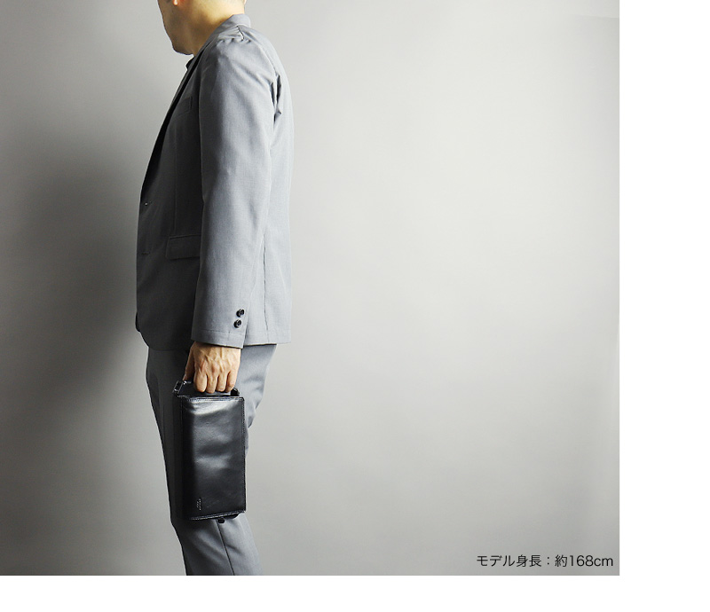 FIGARO フィガロ クラールシリーズ クラッチバッグ 斜め掛けバッグ 牛革 本革 レザー クラッチバッグ