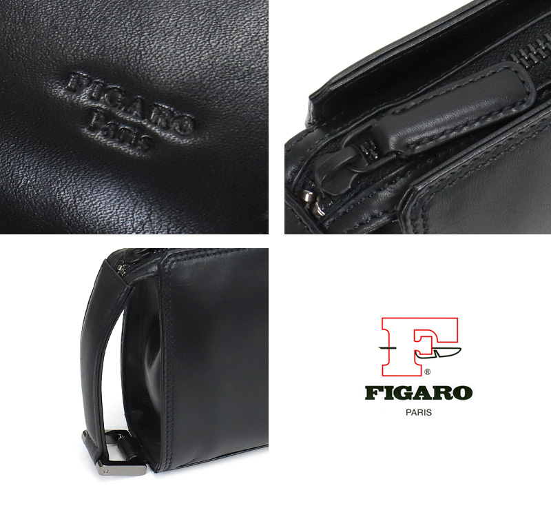 FIGARO フィガロ クラールシリーズ クラッチバッグ 斜め掛けバッグ 牛革 本革 レザー クラッチバッグ