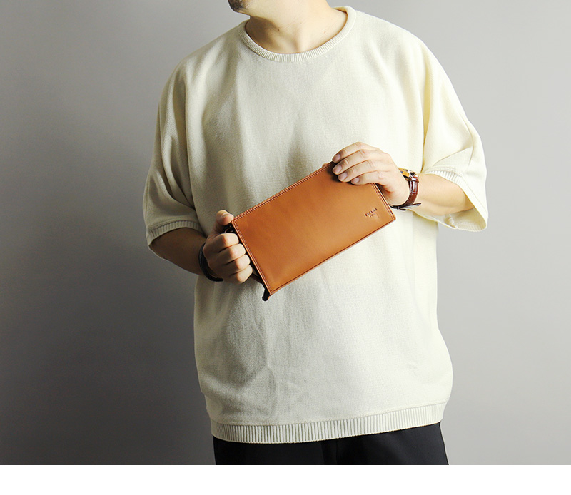 FIGARO フィガロ クラールシリーズ クラッチバッグ 斜め掛けバッグ 牛革 本革 レザー クラッチバッグ