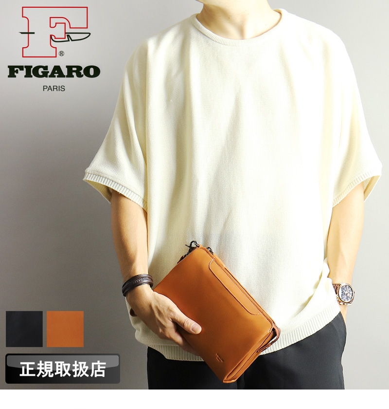 FIGARO フィガロ クラールシリーズ クラッチバッグ 斜め掛けバッグ 牛革 本革 レザー クラッチバッグ