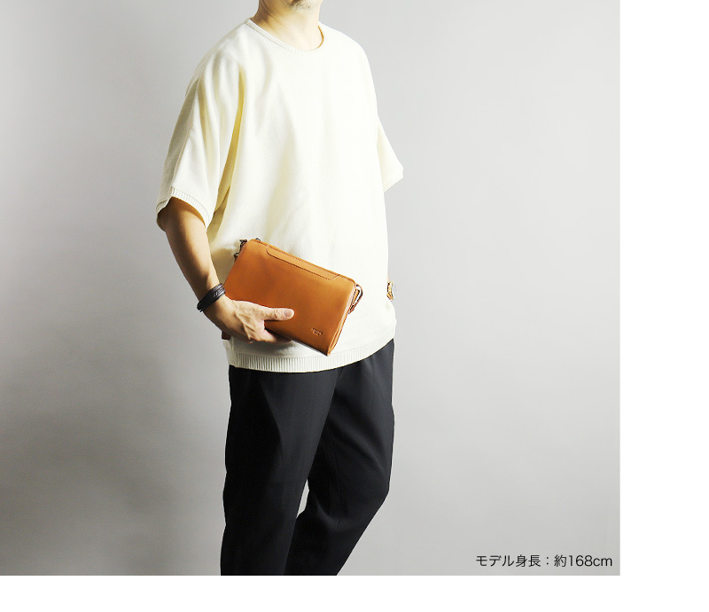 FIGARO フィガロ クラールシリーズ クラッチバッグ 斜め掛けバッグ 牛革 本革 レザー クラッチバッグ
