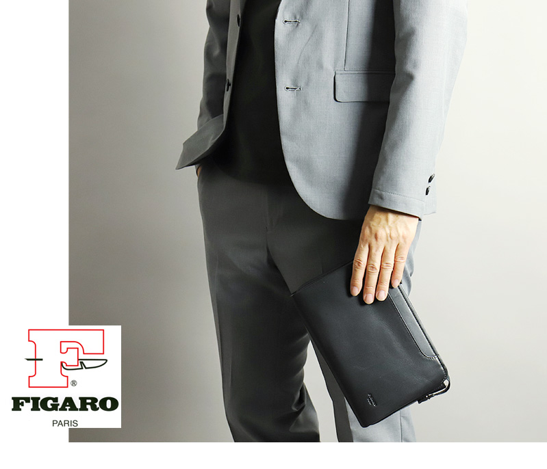 FIGARO フィガロ クラールシリーズ クラッチバッグ 斜め掛けバッグ 牛革 本革 レザー クラッチバッグ