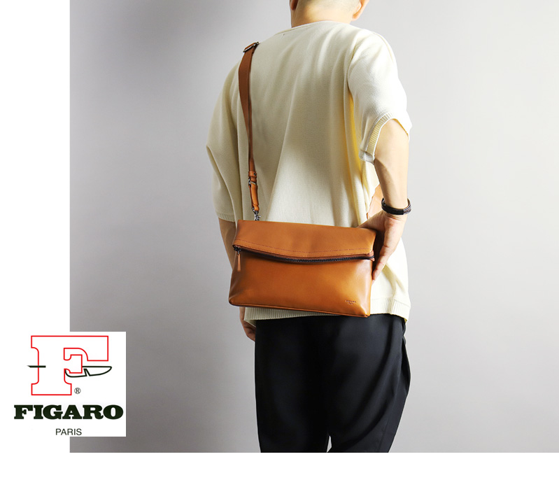 FIGARO フィガロ クラールシリーズ クラッチショルダー 斜め掛けバッグ 牛革 本革 レザー クラッチバッグ ショルダーバッグ