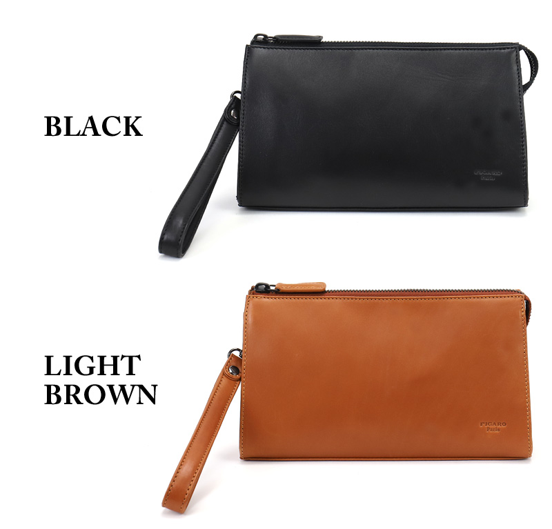 FIGARO フィガロ クラールシリーズ クラッチバッグ 斜め掛けバッグ 牛革 本革 レザー クラッチバッグ