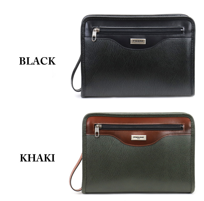 FIGARO フィガロ ベーシックシリーズ クラッチバッグ セカンドバッグ 牛革 本革 レザー 38582