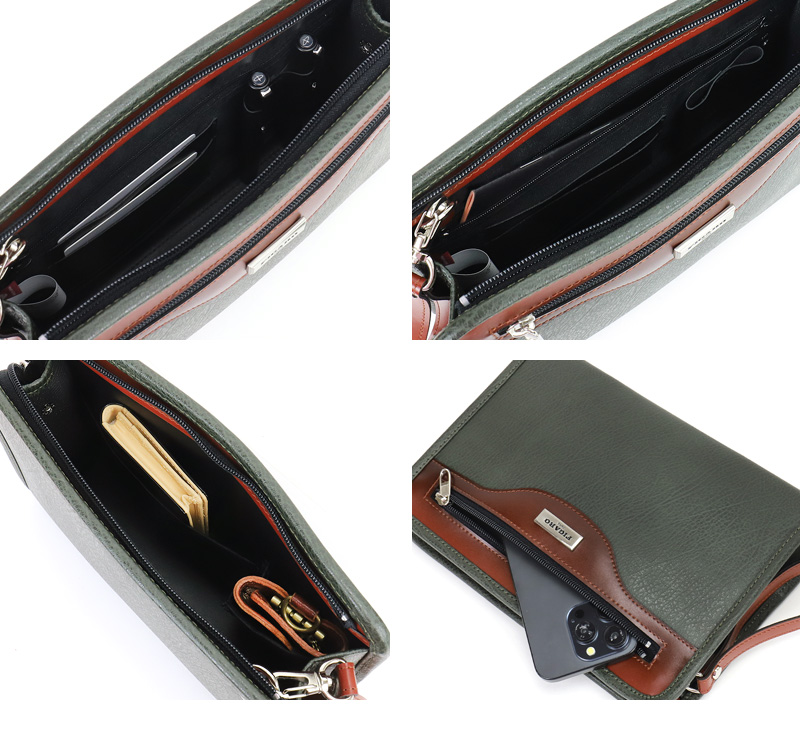 FIGARO フィガロ ベーシックシリーズ クラッチバッグ セカンドバッグ 牛革 本革 レザー 38582