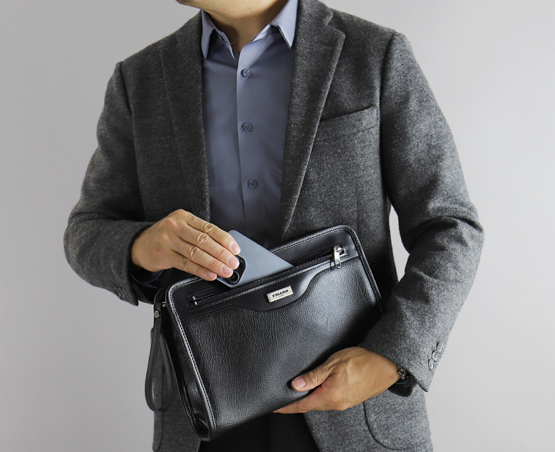 FIGARO フィガロ ベーシックシリーズ クラッチバッグ セカンドバッグ 牛革 本革 レザー 38584