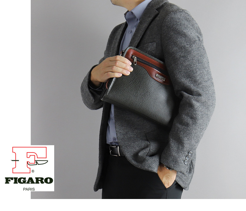 FIGARO フィガロ ベーシックシリーズ クラッチバッグ セカンドバッグ 牛革 本革 レザー 38584