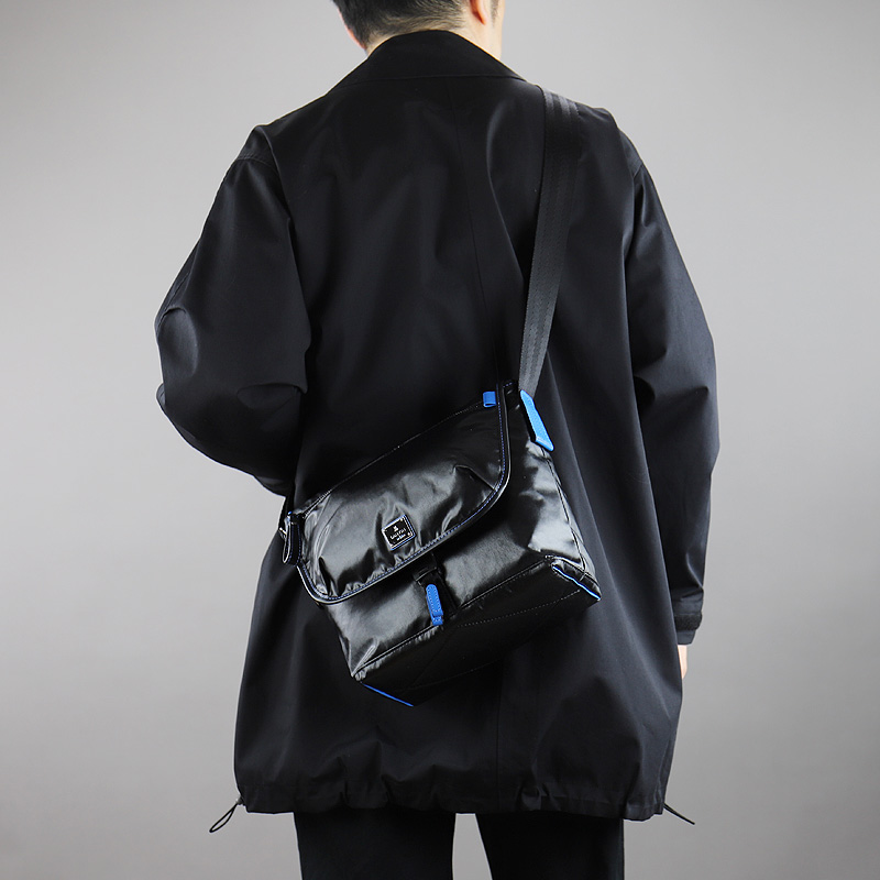 LANVIN en Bleu ランバンオンブルー ヘザン フラップショルダーバッグ