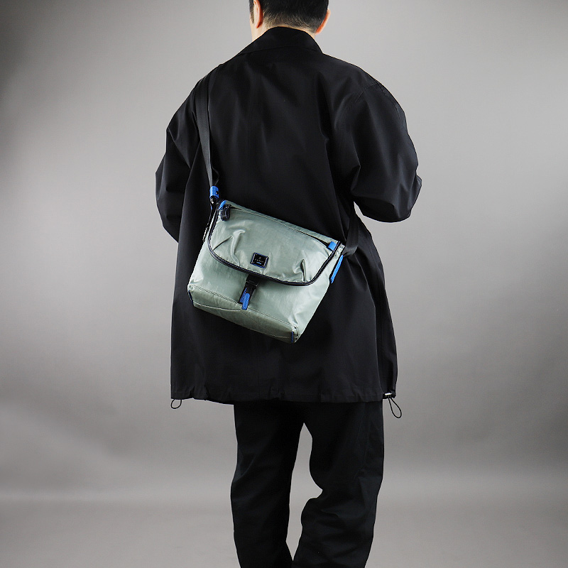 LANVIN en Bleu ランバンオンブルー ヘザン フラップショルダーバッグ