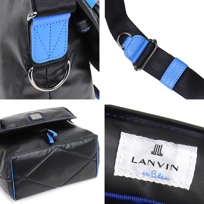 LANVIN en Bleu ランバンオンブルー ヘザン フラップショルダーバッグ