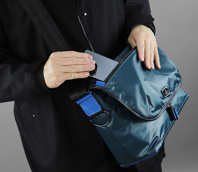 LANVIN en Bleu ランバンオンブルー ヘザン フラップショルダー