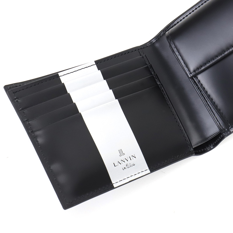 LANVIN en Bleu ランバンオンブルー ワグラム2小物 二つ折り財布 小銭