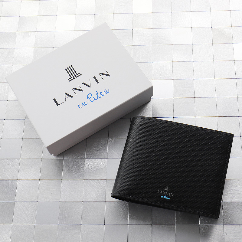 LANVIN en Bleu ランバンオンブルー アドニス小物 二つ折り財布 小銭
