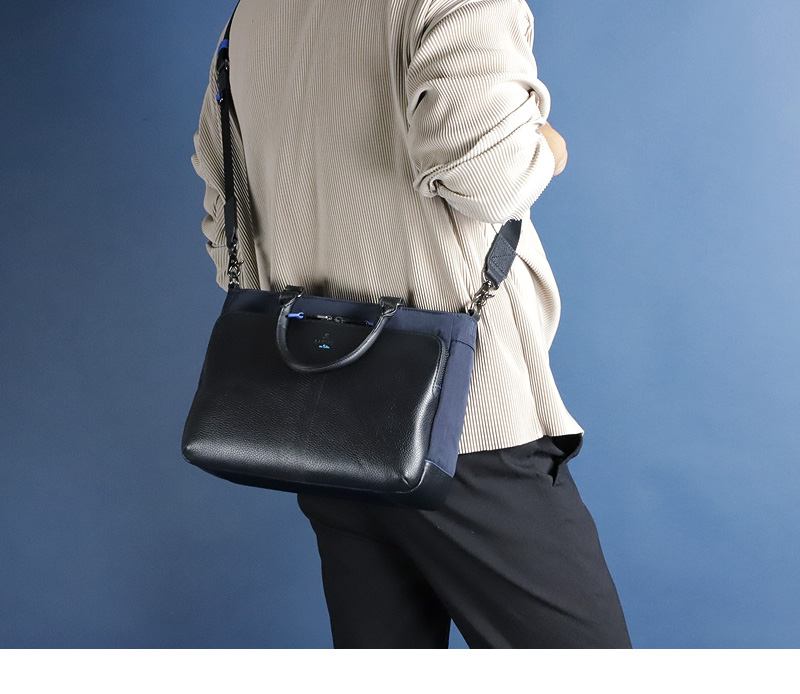 LANVIN en Bleu (ランバンオンブルー) Reims(ランス)  2WAY ドライビングトート 513511