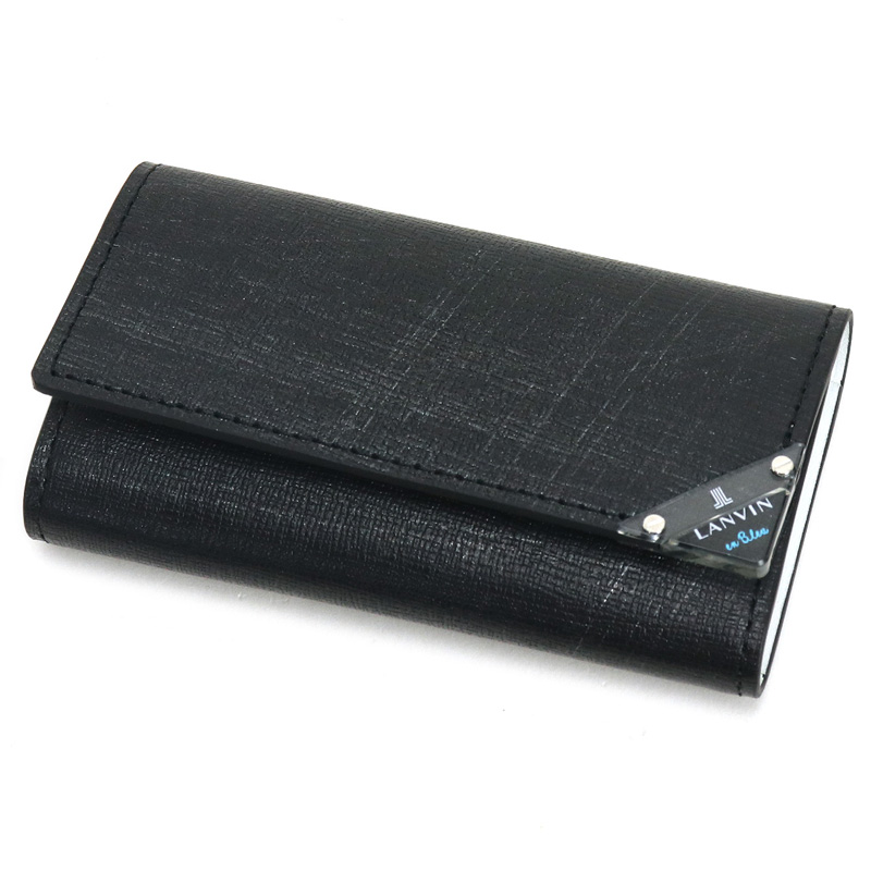 LANVIN en Bleu ランバンオンブルー アクア キーケース 4連 牛革