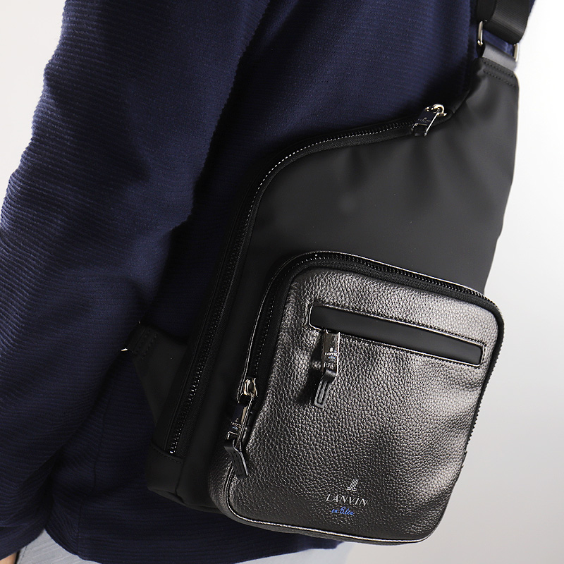 LANVIN en Bleu 限定品 ランバンオンブルー ボディバッグ ドレッセ